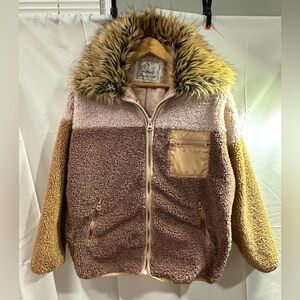 BOUNDLESS NORTH SHERPA JACKET size S oversize